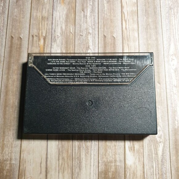 The Big Chill Cassette Tape Original Soundtrack Motown 6094 1984 Vintage Music - Picture 2 of 3